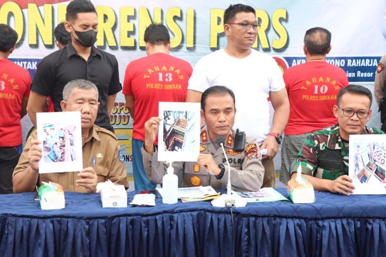 Ini Modus Penyelundupan BBM Solar Bersubsidi di Tengah Laut, Diringkus Polres Sibolga