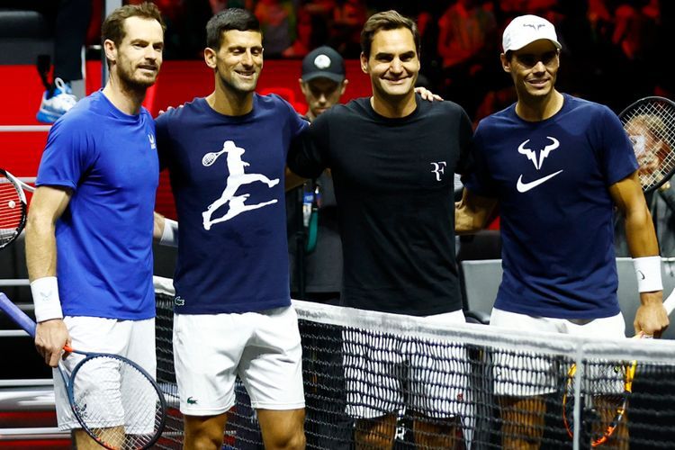 Novak Djokovic Ngaku Punya Grup WhatsApp Bareng Roger Federer dan Rafael Nadal 