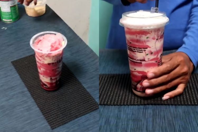 Biar Nggak Kemanisan, Mending Buat Minuman Chizu Red Velvet Sendiri di Rumah, Ini Resepnya