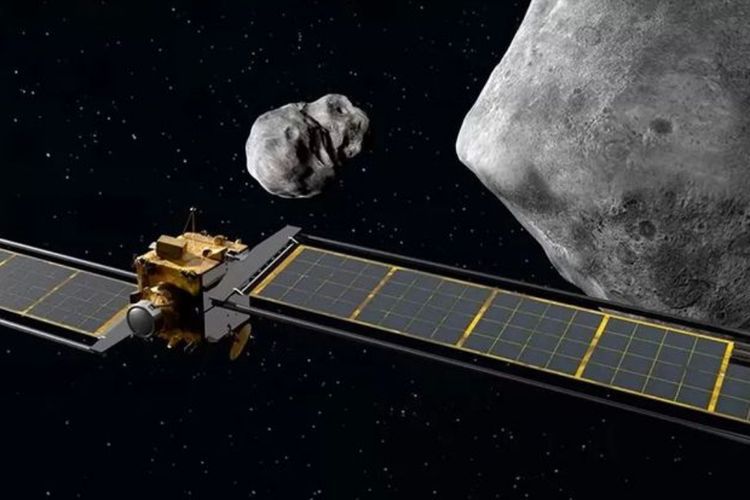 Pesawat Luar Angkasa Menabrak Asteroid Selebar 160 Meter, Uji Coba Hadapi Serangan Meteor