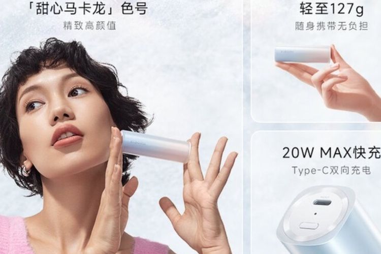 Xiaomi Rilis Powerbank Khusus Kaum Hawa, Bentuknya Kaya Lipstick!