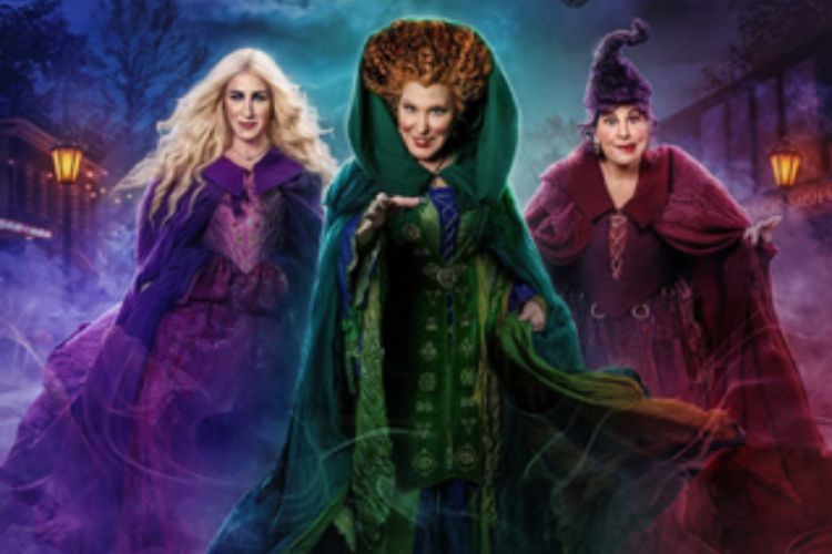 Spoiler Film Hocus Pocus 2,  Kebangkitan Tiga Perempuan Penyihir Usai Dikutuk 300 Tahun 
