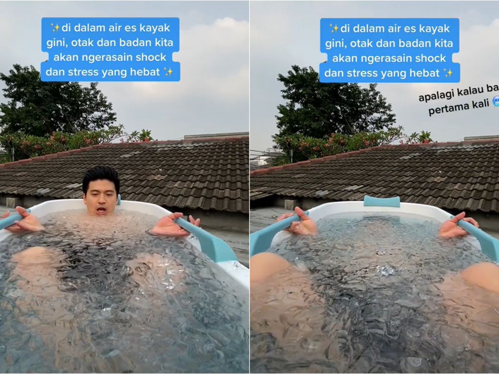 Viral di TikTok, Apa Sih Manfaat Berendam di Dalam Air Es?