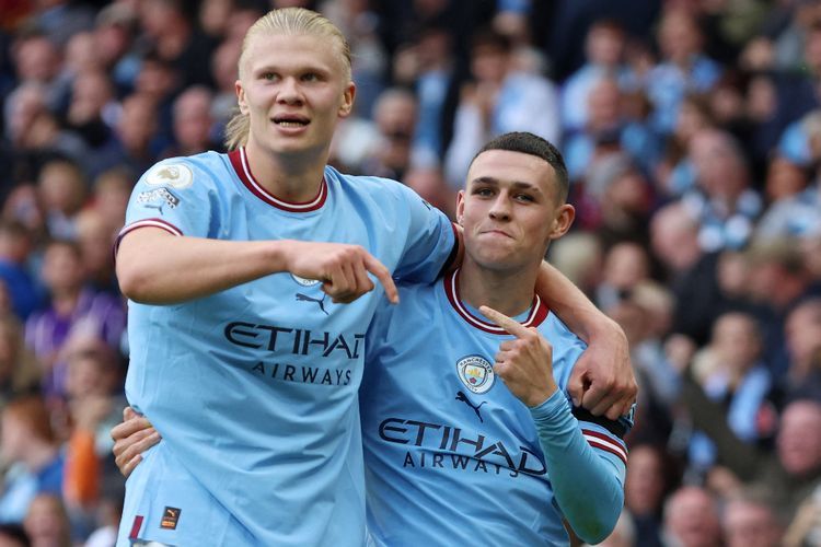 MU Babak Belur Dihajar City, Haaland-Foden Kompak Cetak Hattrick Bareng