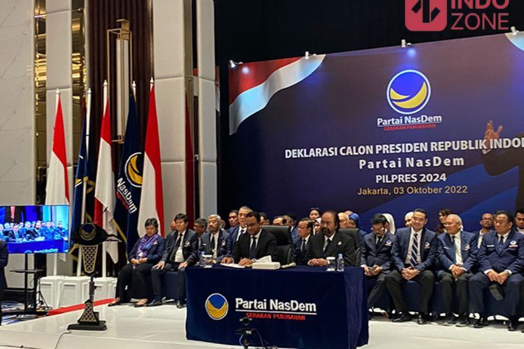Anies Baswedan Resmi Jadi Capres 2024 dari Partai NasDem