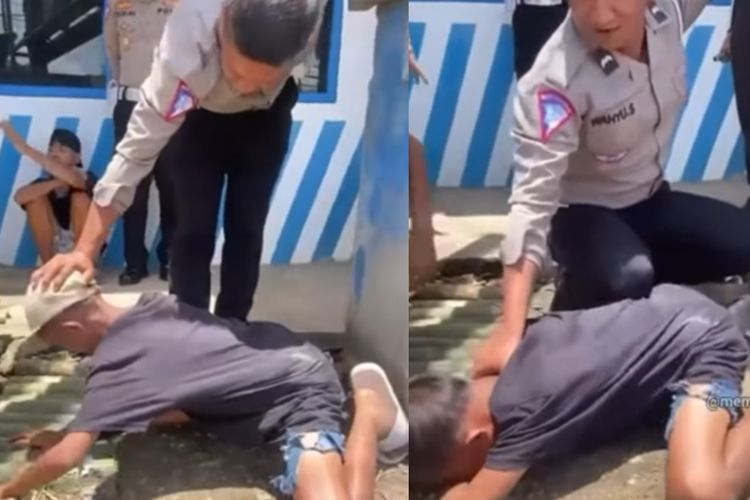 Aksi Bocah Pura-pura Kesurupan Demi Hindari Tilang Bikin Netizen Melongo: Keren Aktingnya!