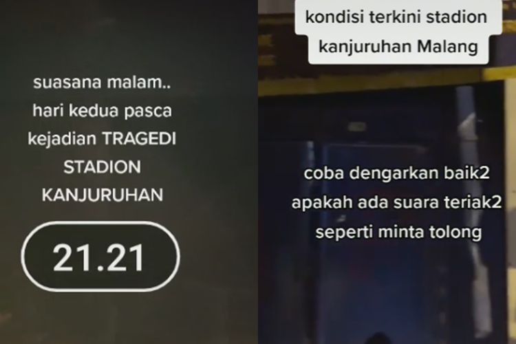 Heboh Video Angker di Stadion Kanjuruhan, Benarkah Ada Suara Tangis & Orang Minta Tolong?