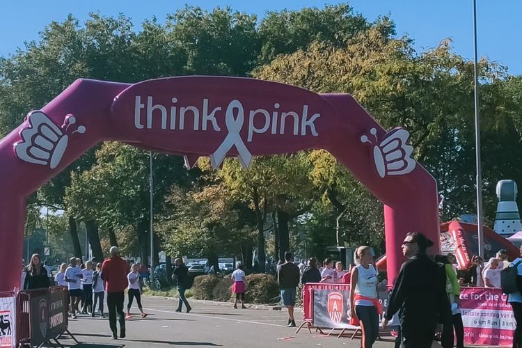 Kompaknya The Race for The Cure di Belgia, Lomba Lari dengan Peserta Terbanyak di Dunia