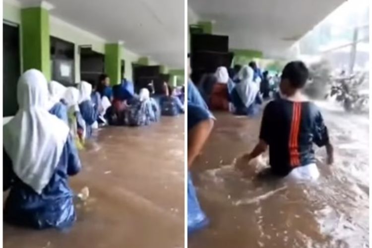 Pemakaman Korban Tembok MTsN 19 yang Roboh Diiringi Isak Tangis