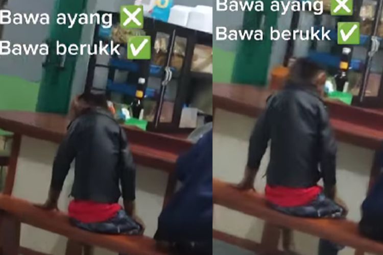 Viral Momen Pria Nongkrong di Warkop Bareng Kera, Netizen Sampai Salfok: Cool Banget!