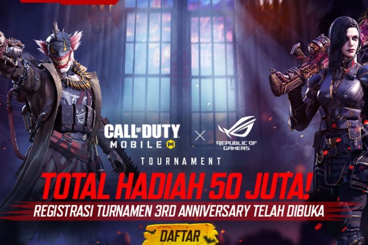Turnamen 3rd Anniversary Call of Duty: Mobile Indonesia x ROG Phone 6 Dibuka untuk Umum!