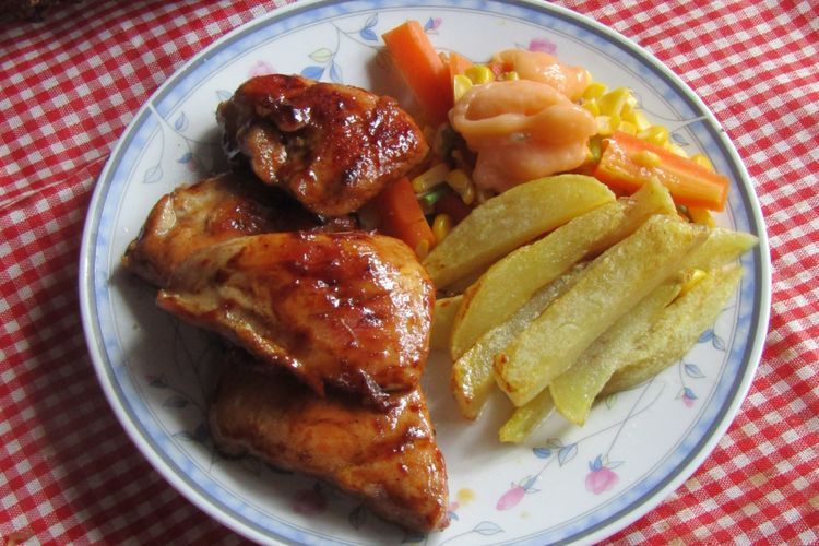 Resep dan Tutorial Chicken Steak Viral ala Brisia Jodie, Bumbunya Meresap Sempurna