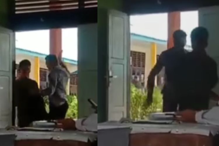 Aksinya Pukul Murid Viral di Medsos, Oknum Guru SMAN 2 Poso Diperiksa Disdikbud