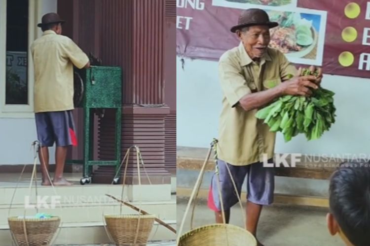 Aksi Kakek Pedagang Sayur Beri Sedekah Bikin Netizen Salut: Orang Kaya Sesungguhnya