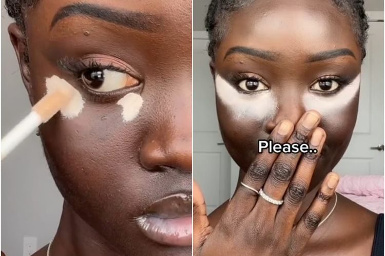 TikTok Hacks: Pakai Concealer Putih, Sulap Mata Panda ala Kardashian