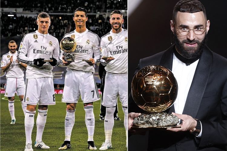 Dulu Benzema Cuma Bisa Senyum saat Ronaldo Pamer Trofi Ballon d'Or, Sekarang Punya Sendiri