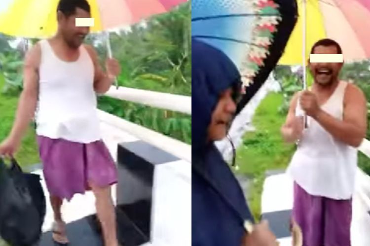 Viral Ketua RW Santai Buang Sampah ke Sungai, Wajah Cengengesan Bikin Netizen Meradang