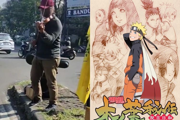 Pengamen Biola Bawakan Lagu 'Blue Bird', Soundtrack Naruto yang Bikin Jiwa Shinobi Meronta