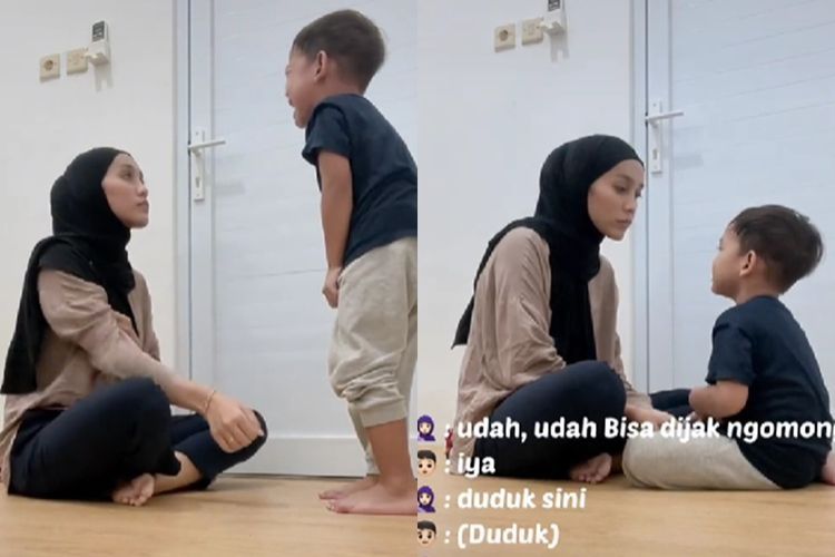 Sabar Luar Biasa! Ibu Muda Ini Terapkan Parenting saat Anak Nangis, Netizen Salut