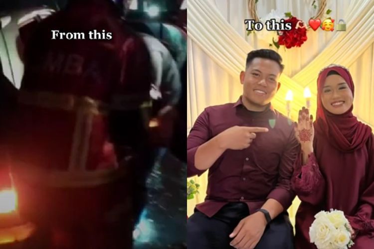Bak di Film! Wanita Ini Dilamar Petugas Damkar yang Selamatkan Nyawanya saat Kecelakaan