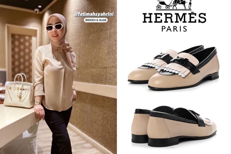 Gaya Syahrini Pamer Sepatu Selop Branded Mahal, Bukan untuk Kaum Mendang-mending!