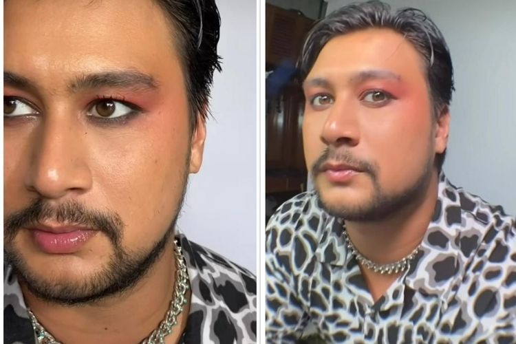 Suami Tara Basro Didandani Pakai Eyeshadow Mencolok, Netizen: Makin Macho