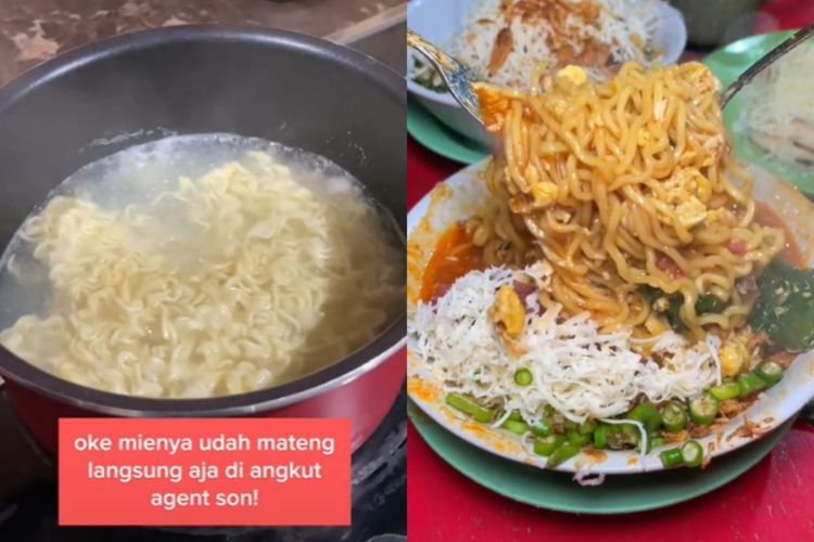 Dua Pria Ini Buktikan Masak Indomie Pakai Tepung, Rasanya Mirip di Warkop!