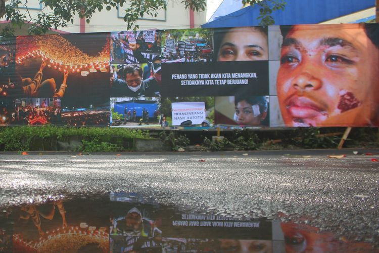 Peringati 40 Hari Tragedi Kanjuruhan, Jurnalis Malang Raya Pamerkan Foto Menyayat Hati