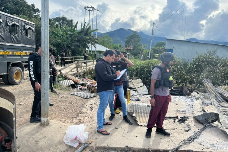 KKB Bakar Pos Polisi di Puncak Papua dan Tinggalkan Surat, Isinya Bikin Merinding!