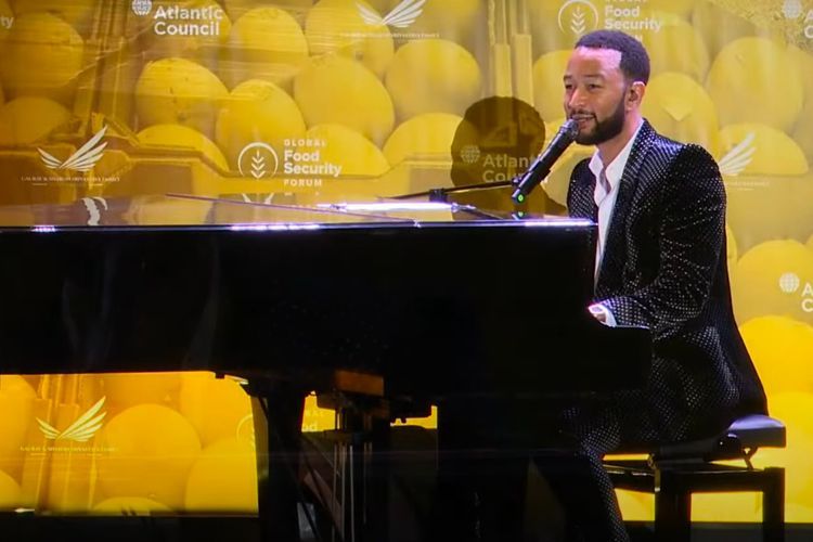 John Legend Tampil di Forum G20 Bali di Hadapan Presiden, Cukup Pakai Piano Sudah Wah
