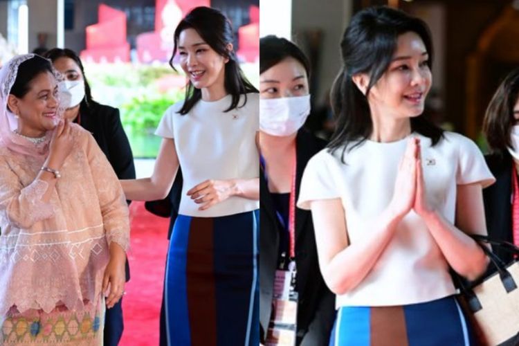 Hadir di G20 Bali, Ibu Negara Korea Selatan Rupanya Terlilit Skandal di Negaranya