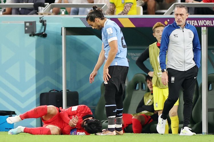 Son Heung-min Sempat Ditekel Keras Martin Caceres, Sepatunya Sampai Lepas