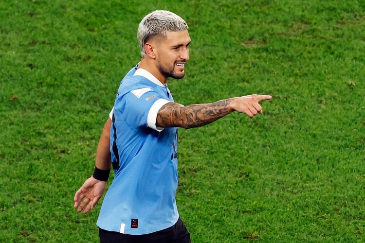 Piala Dunia 2022: Babak Pertama Uruguay Unggul atas Ghana 2-0, Arrascaeta Cetak Brace