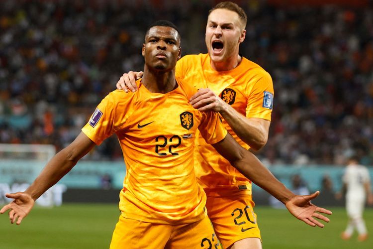 MOTM Piala Dunia 2022: Denzel Dumfries Pahlawan Belanda, Bikin Catatan Impresif