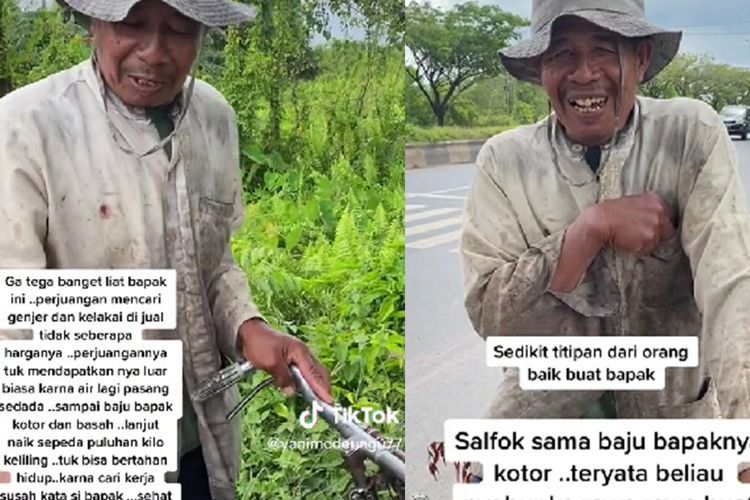 Kisah Pilu Kakek Penjual Genjer, Susuri Rawa Pasang hingga tinggal di Rumah Tak Layak Huni