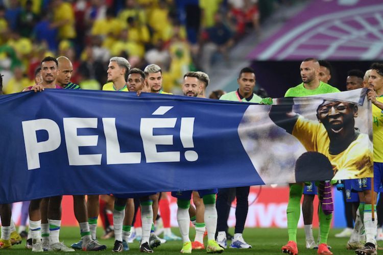 Pemain Brasil Kasih Tribute ke Pele Usai Gasak Korea Selatan di Piala Dunia 2022