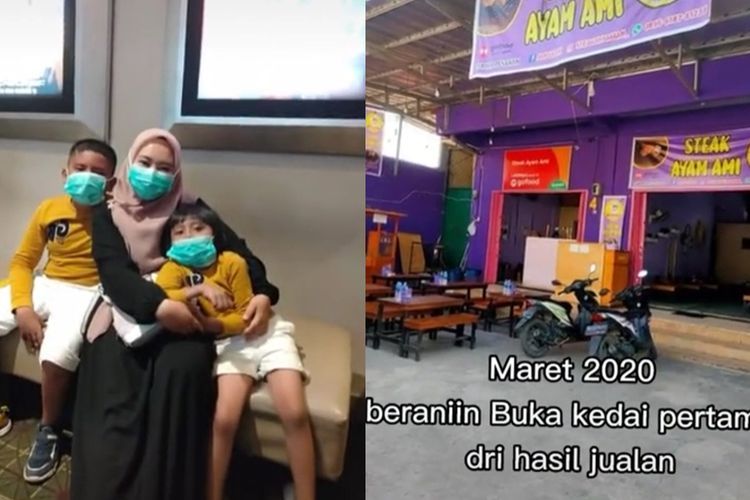 Cerai dari Suami Toxic Tanpa Harta, Single Mom Dua Anak Kini Sukses Jualan Steak Rumahan