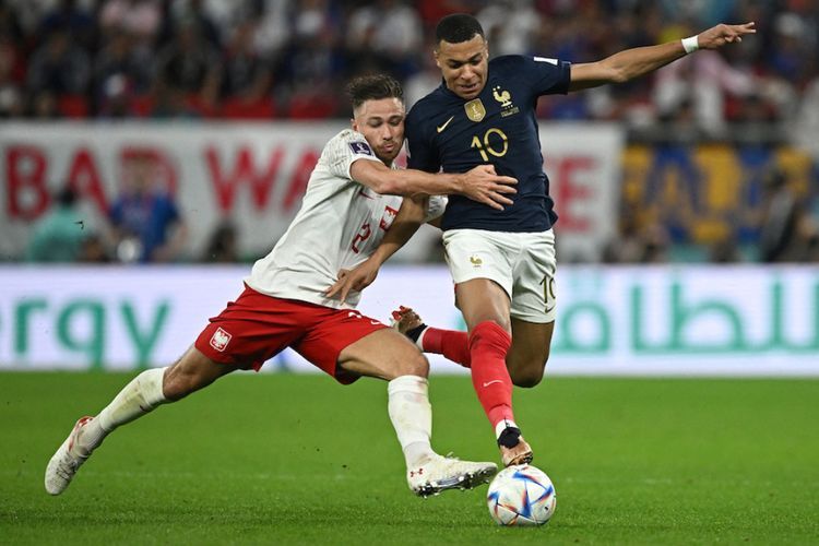 Jelang Prancis Lawan Inggris, Ini Catatan Kecepatan Kylian Mbappe vs Kyle Walker