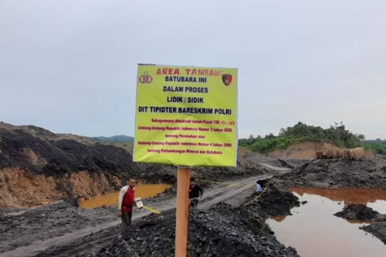 36 Truk Hingga Tumpukan Batu Bara Disita Bareskrim Polri di Kasus Tambang Ilegal Kaltim
