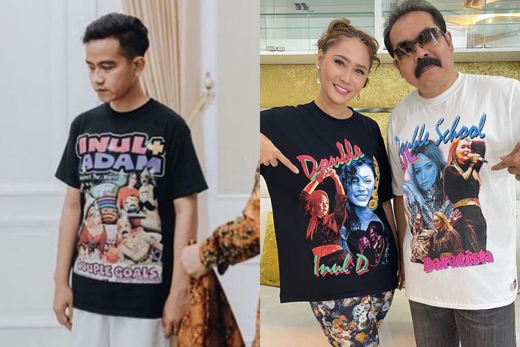 Gibran Pakai Kaos Inul-Adam Couple Goals saat Fitting Bikin Salfok: Fans Garis Keras