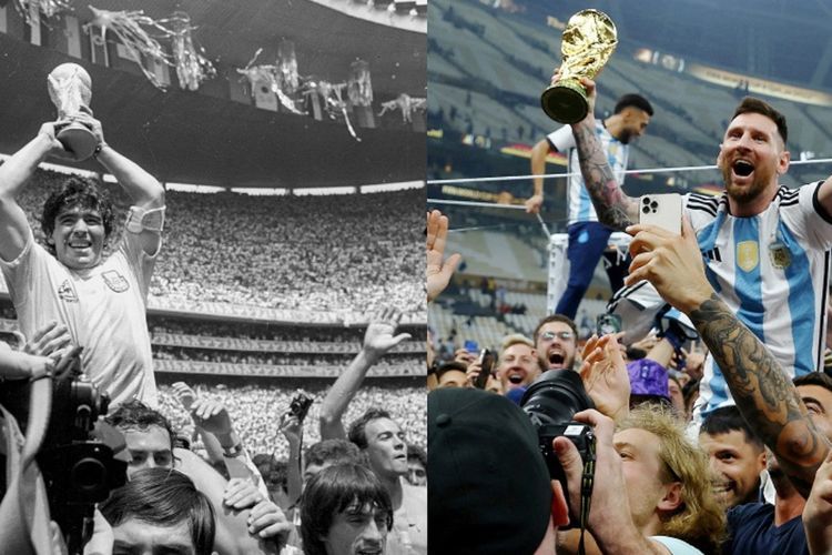 Diego Maradona Ikut Lihat Lionel Messi Juara Piala Dunia 2022, Diwakili Sosok Ini!
