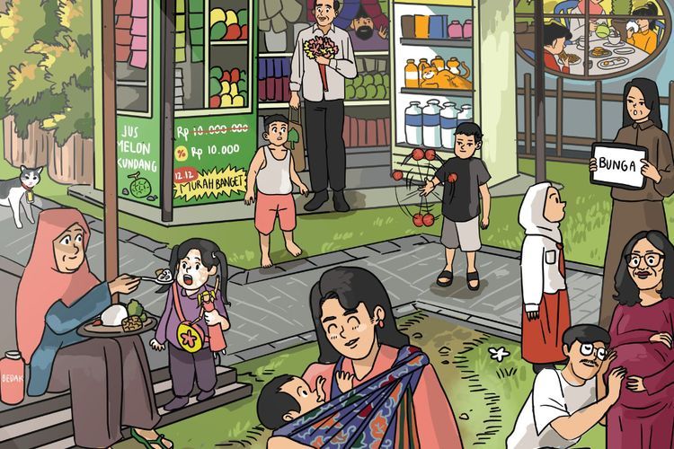 Poster Ucapan 'Selamat Hari Ibu' Presiden Jokowi Viral karena Ada Al Nahyan Bersinglet