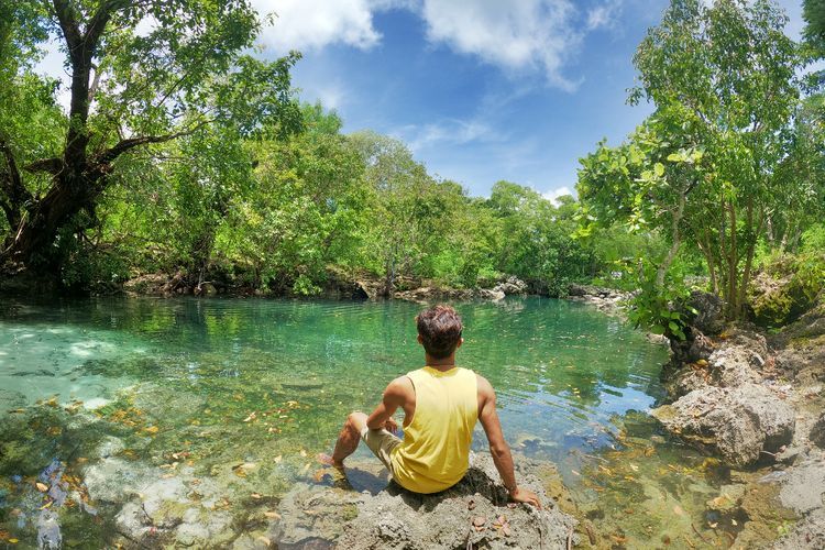 Uisimu: Kolam Penyu yang Bisa Dipakai Berenang, Konon 