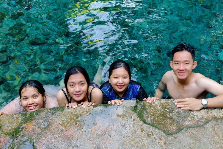 Bikin Takjub! Pemandian Oemau Pulau Rote, Mata Air Sebening Kaca di Selatan Indonesia