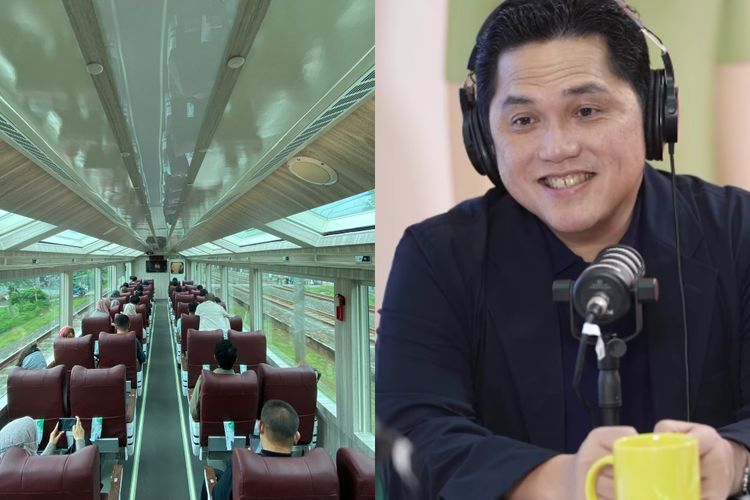 Erick Thohir Rekomendasikan Liburan Tahun Baru yang Seru: Naik Kereta Panoramic