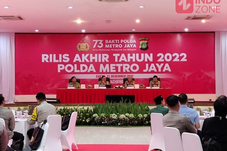 Sepanjang 2022 Polda Metro Jaya Berhasil Tuntaskan 89% Kasus Kejahatan