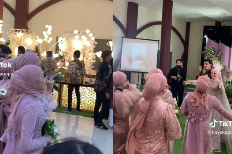 Nikah Tanpa Didampingi Ortu, Wanita Ini Nangis Dapat Kejutan Tak Terduga dari Bridesmaid