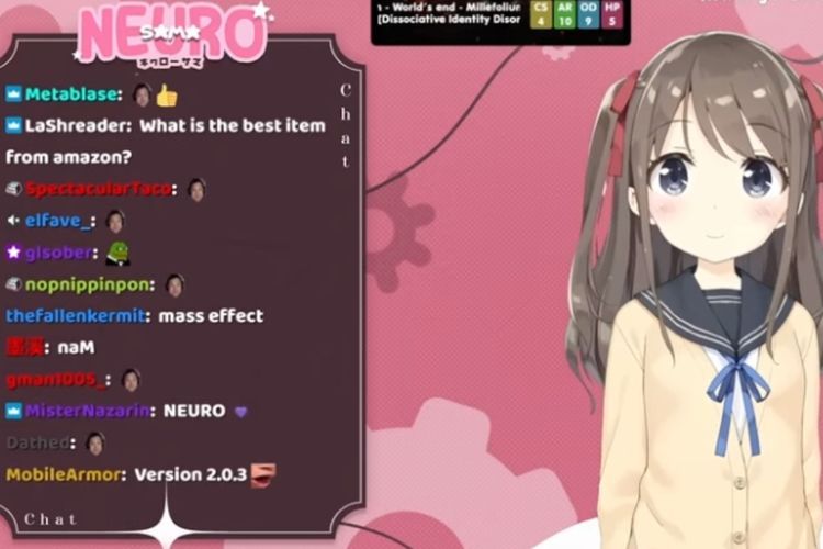 Akibat Perilaku Kebencian, VTuber AI Neuro-sama Diblokir oleh Twitch!