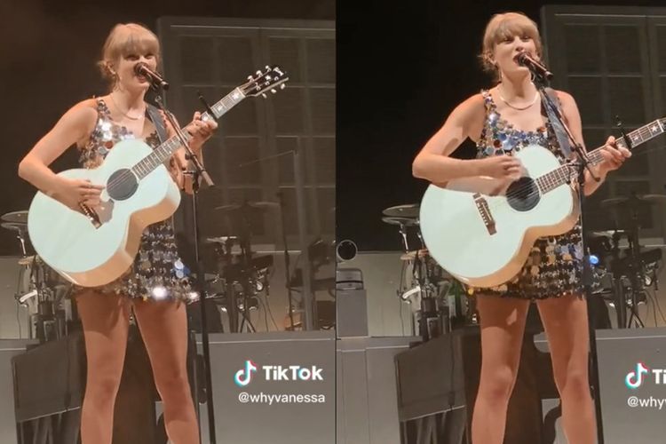 Taylor Swift Surprise Fans Nyanyi 'Anti-Hero' di Konser The 1975, Berasa Jadi Konser Solo