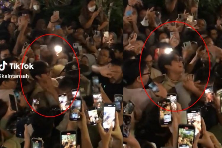 Momen Dikta Dikerubungi Fans saat Hendak Tampil di Sarinah, Sampai Susah Jalan